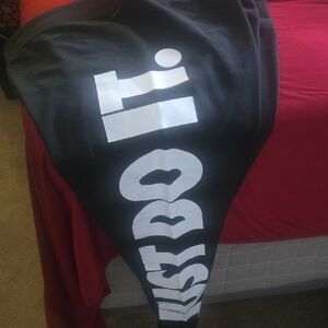 Nike Black and White Leggings